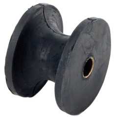 Puleggia di ricambio in gomma dura per musone D.64mm L.43mm Foro 12mm OS0121882-40%