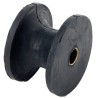 Puleggia di ricambio in gomma dura per musone D.64mm L.43mm Foro 12mm OS0121882-40%