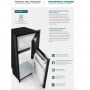 Vitrifrigo C130P CHR Black Refrigerator 130L 12/24V External Cooling Unit VT04000656
