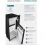 Vitrifrigo C85i CHR BLACK Fridge-Freezer 85L 12/24V Internal Cooling Unit VT04000571