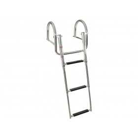 Scaletta telescopica da plancetta inox 3 Gradini 26xh89cm MT0505333-18%