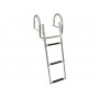 Scaletta telescopica da plancetta inox 3 Gradini 26xh89cm MT0505333-18%