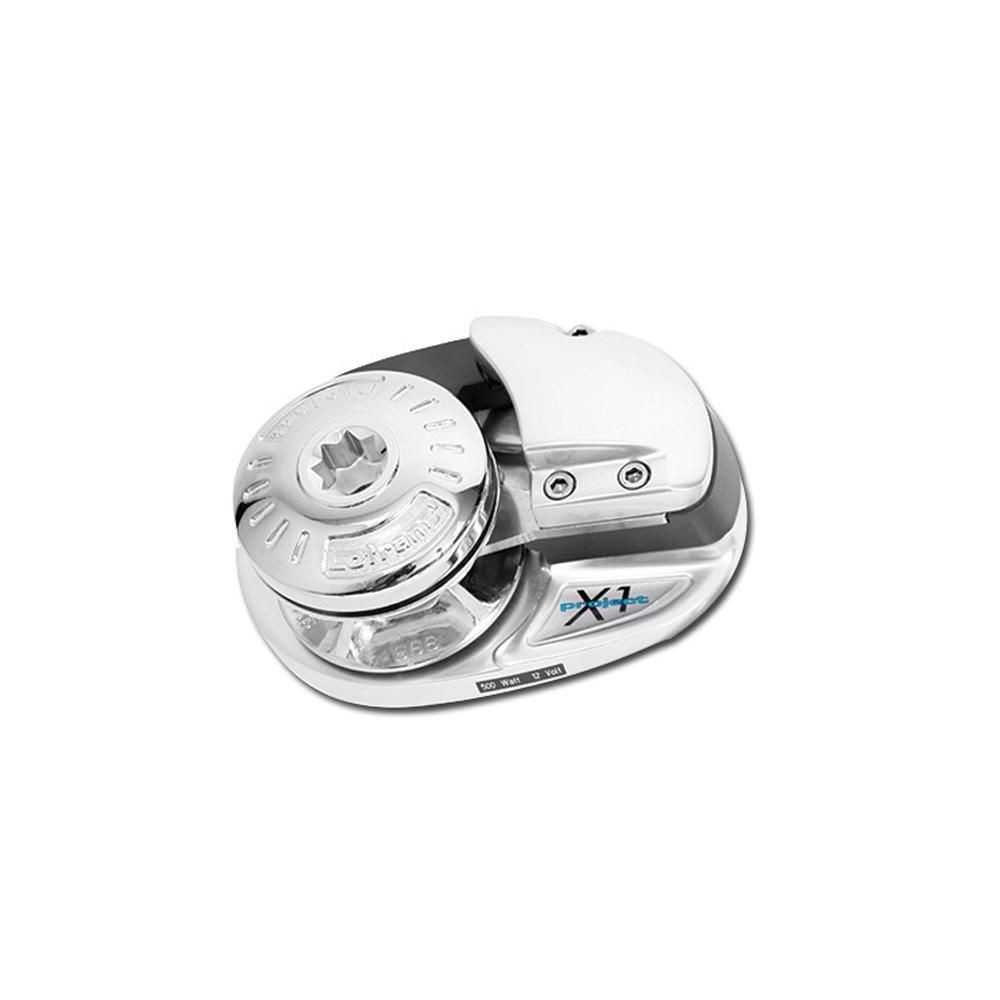 Lofrans Vertical Windlass 1 in anodised marine aluminium anodizzato. Gypsy for 6 mm chain. Gypsy