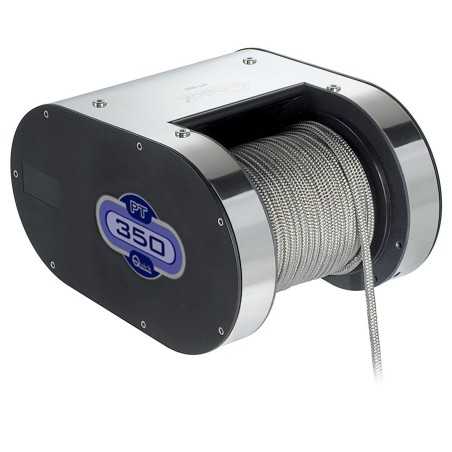 Quick Salpa ancore serie PTR 150W 12V 350Lb con recupero cima QPT350R-35%