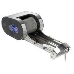 Quick Salpa ancore serie PTR 250W 12V 700Lb con recupero cima Bow-Roller QPT700RBRX-35%