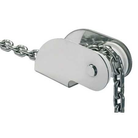 StainleStainless Steel Steel Bow Roller 270x54x80mm Nylon Pulley for Anchors max 10kg OS0133202