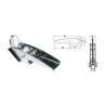StainleStainless Steel Steel Seesaw Bow Roller for Anchors max 20kg 416x230x186mm StainleStainless Steel SteelPulley OS0133700