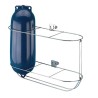Stainless Steel Reclining Fender Holder 19cm for 3 F1-F02-G4 N10502804384
