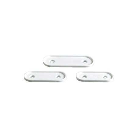 Basetta per bitta N11102500214 in plastica bianca OS4013246-40%