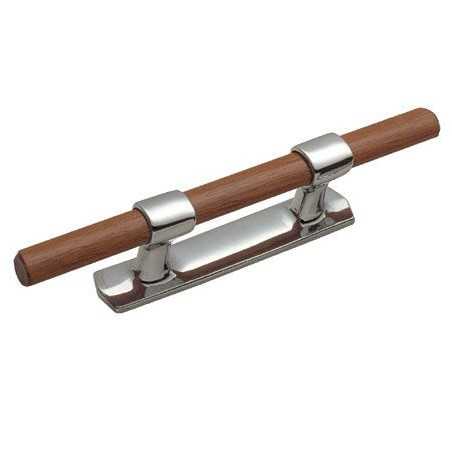 Chromed Brass double shaft wooden ledge cleat Length 260mm MT1101417