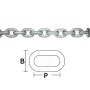 Catena calibrata in Acciaio Zincato 766 10mm 25mt OS0137310-025-28%