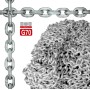 High resistance G70 Galvanized Steel Calibrated Chain Ø12mm 100mt 36x16mm 330kg MT0110712100