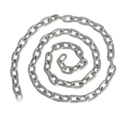Galvanised Genoese chain 8 mm x 100 m OS0137208-100