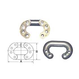 Falsamaglia in Inox con 8 punti di giuntura per catena calibrata 6mm MT0112926-5%