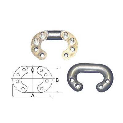 Falsamaglia in Inox con 8 punti di giuntura per catena calibrata 6mm MT0112926-5%