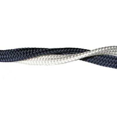Bobina da 100mt Cima Treccia Piatta per Parabordi Ø14mm Nera FNI0803014N-5%