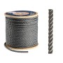 Cima Alta tenacità 3 legnoli Ø 16mm Grigia Bobina da 100mt OS0645416