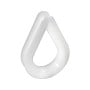 White nylon thimble eye for cable Ø 14mm N11042800305