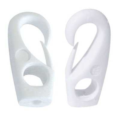 Gancio nylon Foro D.4mm Bianco N11900600651-5%