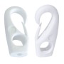 Gancio nylon Foro D.4mm Bianco N11900600651-5%
