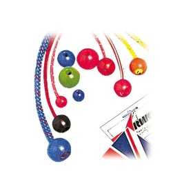 Nylon ball stopper for rope Ø 4mm Red colour 10 piece pack OS0628100RO