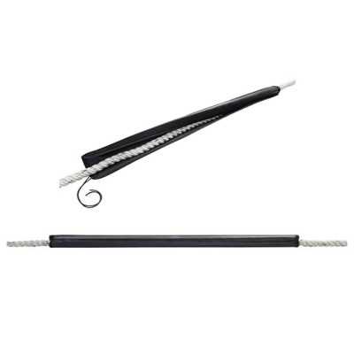 Proteggi cima in pelle per cime Ø 16 - 24mm L.50cm Nera OS0645501-18%