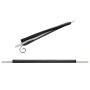 Proteggi cima in pelle per cime Ø 16 - 24mm L.50cm Nera OS0645501-18%
