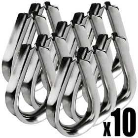 Kit 100 pezzi Redancia in acciaio inox per cima da 6 mm N11042800005-100-52.03%