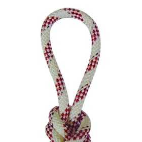 Bobina 100mt Cima Bora per Scotte e Drizze Bianco con riga rossa Ø12mm AM00119275-40%