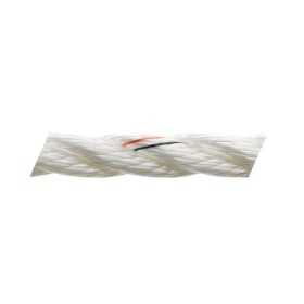 Marlow 3-strand pre-stretched line Ø 8mm White colour 200mt spool OS0643108
