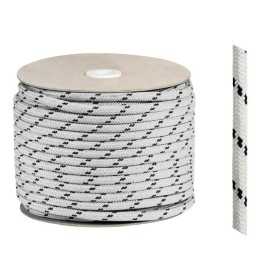 Scotta in poliestere Matt Ø 6mm Bianca Bobina da 200mt Alta tenacità OS0643706BI-40%