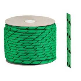 Scotta in poliestere Matt Ø 10mm Verde Bobina da 200mt Alta tenacità OS0643710VE-40%