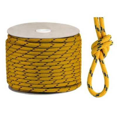 Scotta in poliestere Matt Ø 12mm Gialla Bobina da 150mt Alta tenacità OS0643712GI-40%