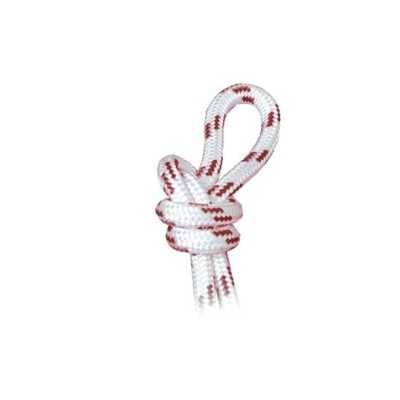 Dyneema braid Ø 3mm 100mt spool White with red flecks OS0645903