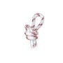 Dyneema braid Ø 6mm 100mt spool White with red flecks OS0645906