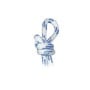 Dyneema braid White with blue flecks Ø 8mm 100mt spool OS0646008