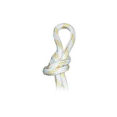 Treccia Dyneema bianca con segnalino giallo Ø 14mm Bobina da 100mt OS0646114-18%