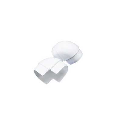 White PVC Corners for Profile Dock Edge P Type 9.80m MT3800814
