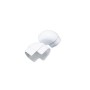 White PVC Corners for Profile Dock Edge P Type 9.80m MT3800814
