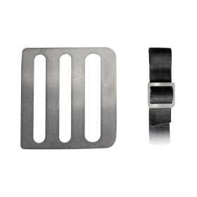 2 Fibbie inox a 3 passaggi in acciaio inox per cinghie fino a 30mm OS0671030-40%