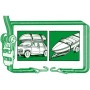 Cinghia in poliestere colorato con ganci e cricchetto 6mt TRC1525600-5%