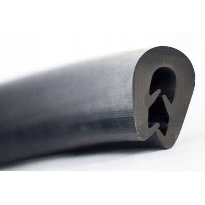 Profilo in PVC Nero flessibile per bordature Venduto al metro N10203012875-0%