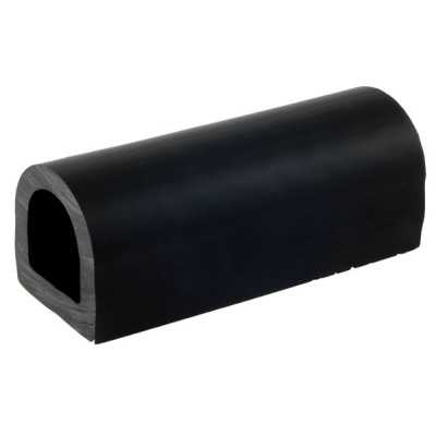 Profilo Nero PVC flessibile Base 80mm Sporgenza 65mm Mt2 OS4402000-18%