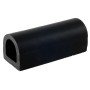 Profilo Nero PVC flessibile Base 80mm Sporgenza 65mm Mt2 OS4402000-18%
