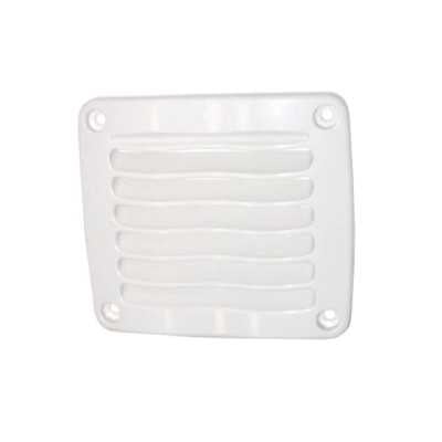 Presa aria quadrata Top Line 92x92mm in plastica bianca LZ47063-5%
