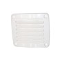 Presa aria quadrata Top Line 92x92mm in plastica bianca LZ47063-5%