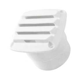 Presa d'aria a incasso in Plastica Bianca con attacco per tubi Ø75mm MT1702057-5%