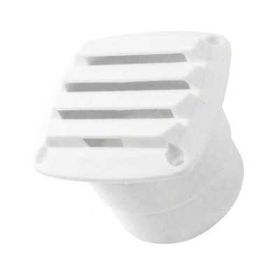 Presa d'aria a incasso in Plastica Bianca con attacco per tubi Ø75mm MT1702057-5%
