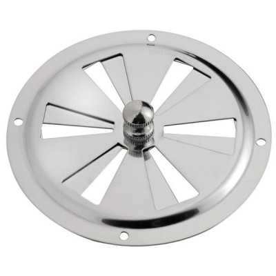 Aeratore Circolare Inox Ø127mm con chiusura a rotazione N30511702011-40%