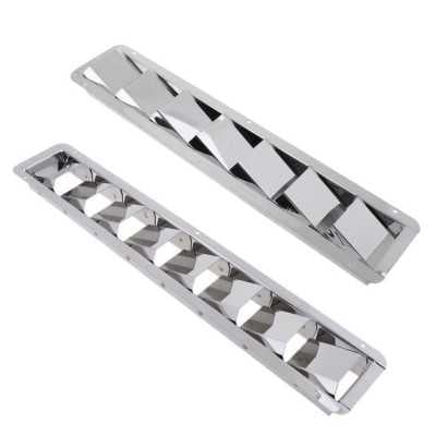 Stainless steel engine room air vent 325x76mm OS5320501